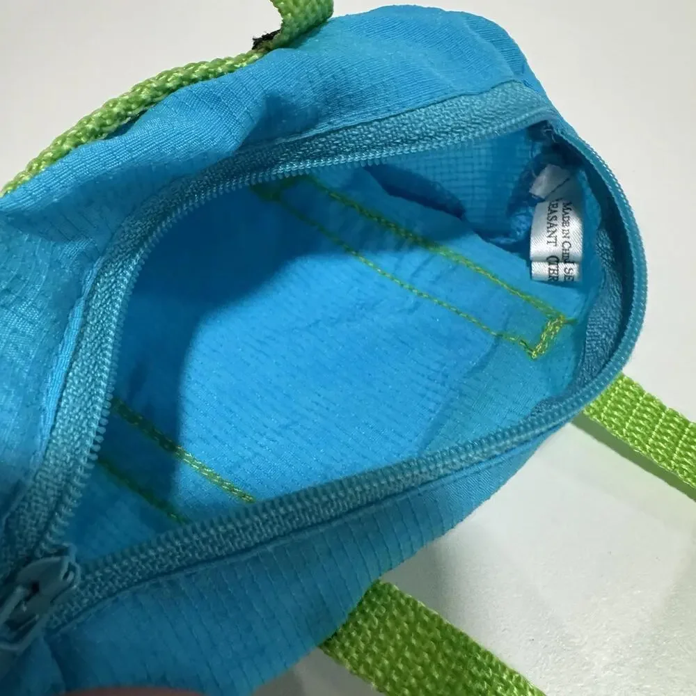 American Girl‎ Doll Blue and Green Duffel Bag Small Micro